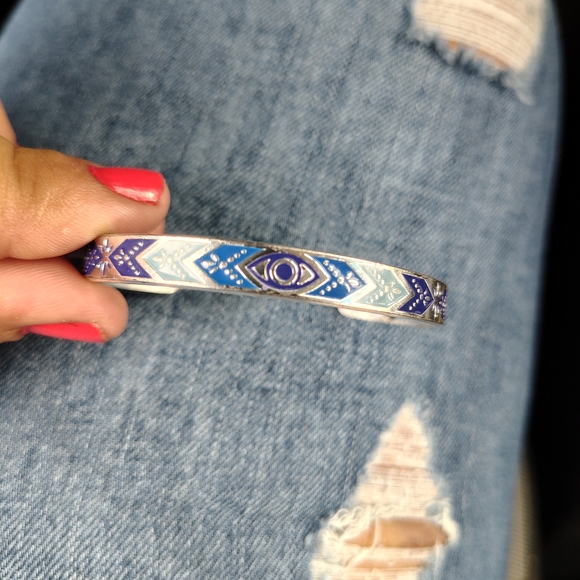 Alex And Ani Evil Eye Bangle - Picture 1 of 5